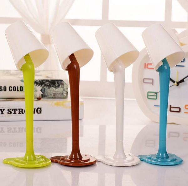 Creative table lamp dual-use ballpoint pen Cute plastic fun pen Korean student stationery Personalized desktop decoration