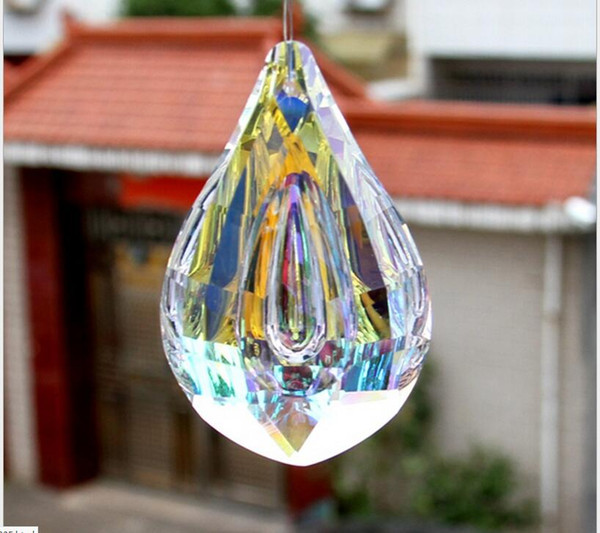 76mm Colorful Skull Pendant Crystal Decoration Pendant