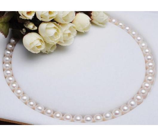 10-11mm Natural South Seas White Pearl Necklace 17.5inch 925 Silver Clasp