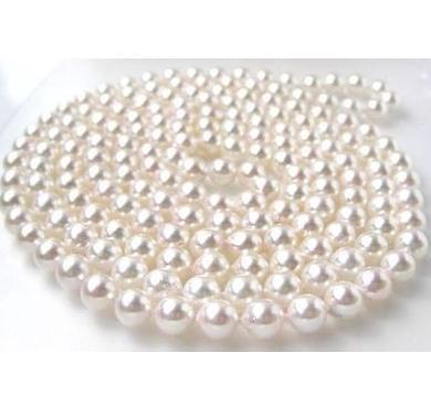 AAA 9-10mm natural south seas white pearl necklace 32inch 14K gold clasp