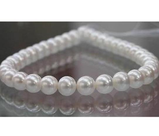 South Sea 10-11mm White Pearl Necklace 18 Inch Beaded Necklaces 14K Gold Clasp