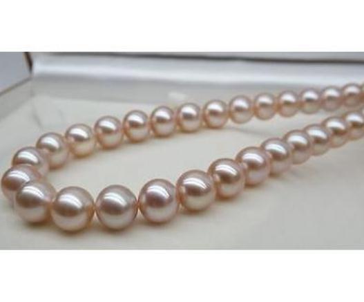 Gorgeous 10-11mm South Sea White Pearl Necklace 18inch 14k Gold Clasp