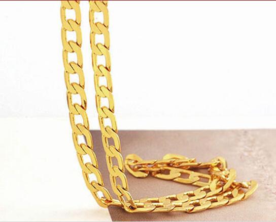 FINE YELLOW GOLD JEWELRY Solid 14k yellow Gold Mens Necklace Chain Birthday Valentine Gift valuable