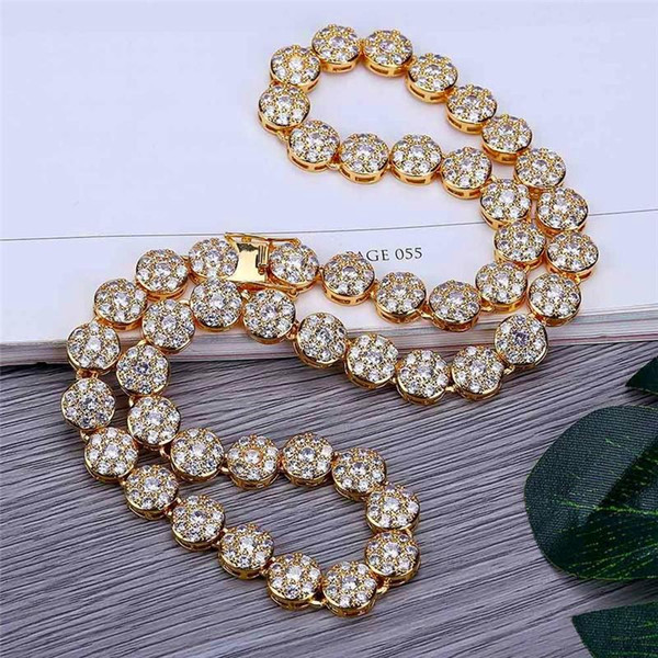 Luxury Design Chains Necklaces Fashion Golden Silver Jewelry for Mens Women Fashion Link Chain Necklace CZ Accessories Lover Gift