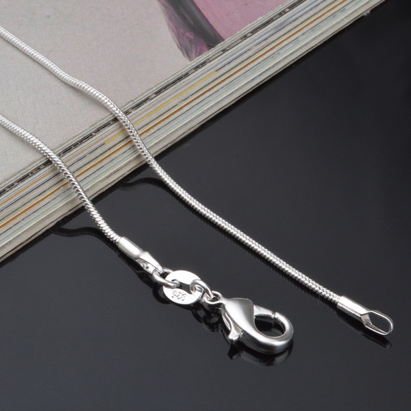 Hot selling Fashion European and American Women's Clavicle Necklace Silver-plated Snake Chain style for free shipping