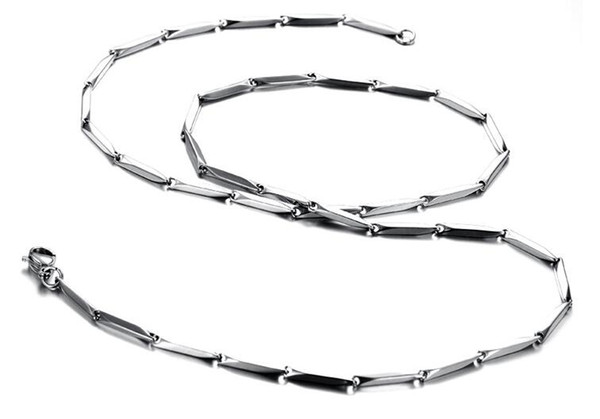 Korean version of the wild Joker new single-neck men's anti-allergy leather titanium chain