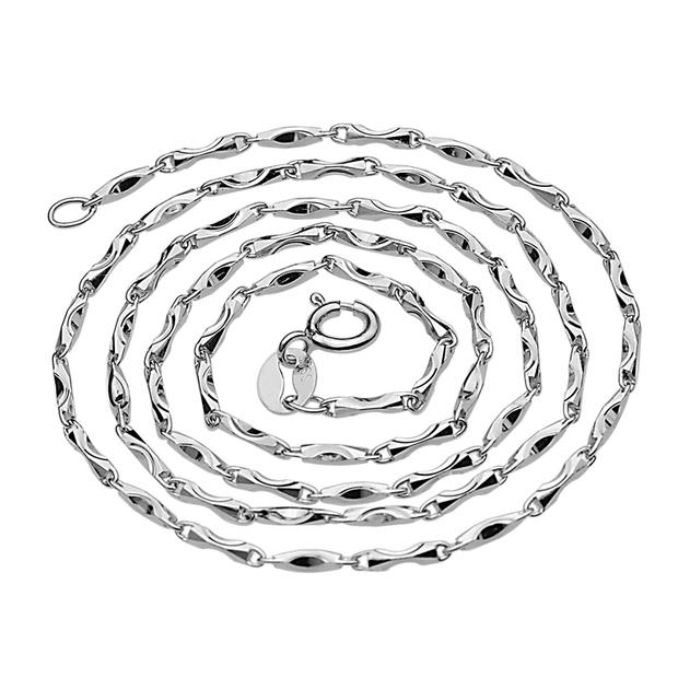 Wholesale Jewelry 2017 Top Qualtiy Silver Color Chains Necklace Chains for Pendant 100% Nickle&&Lead Free OC03