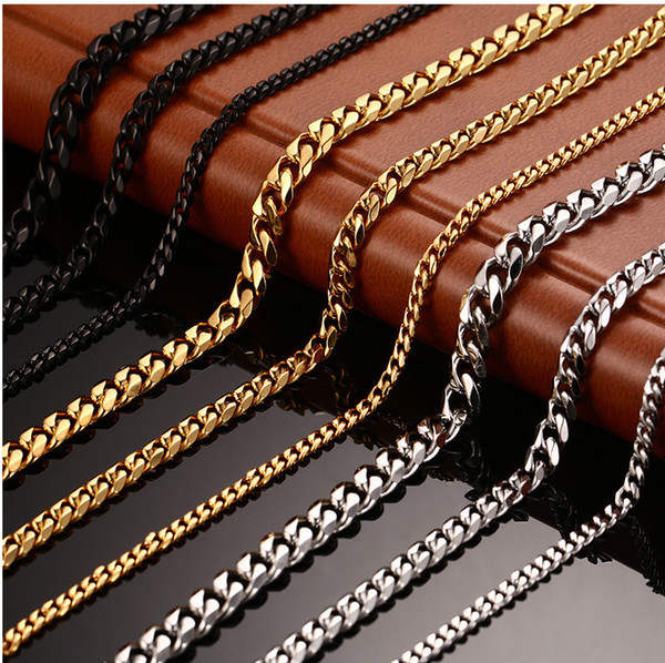 Korean Jewelry Chain Thick Chain Domineering Pendant Accessories Necklace Men and Women Section Chain