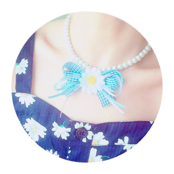 Custom Japanese adults Mia*lerMew with the new daisy pearl necklace