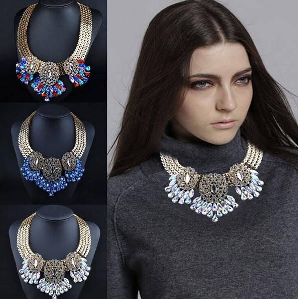 wholesale women neck chain 2017 luxury statement chokers fashion necklace B921