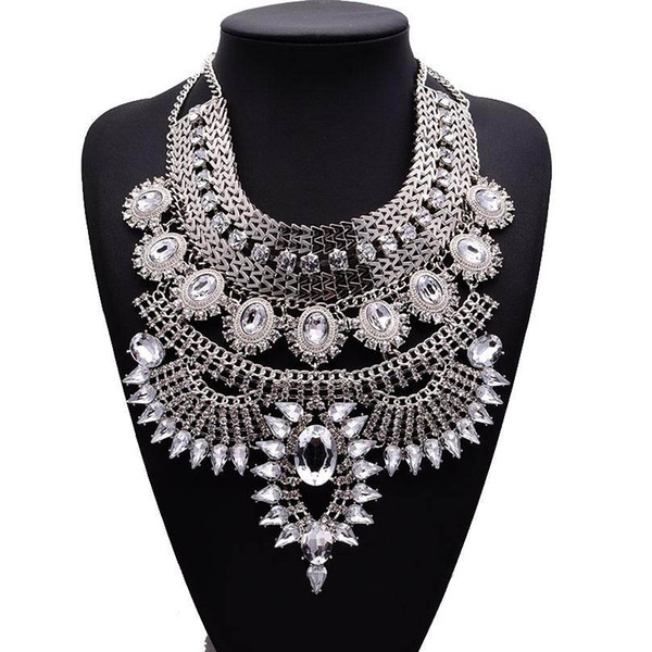 Designer Necklace Luxury Jewelry Women Necklaces Iced Out Fashion Brand Statement Gold Choker Pandora Style Charms Love Wedding Accessories