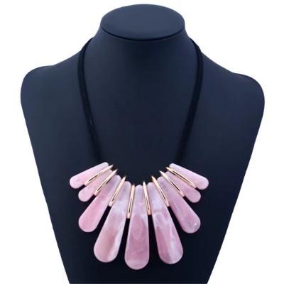 2019 New Fashion Exaggerated Imitation Of High-End Long Necklace Women Accessories Choker Necklace Female Jewelry N351