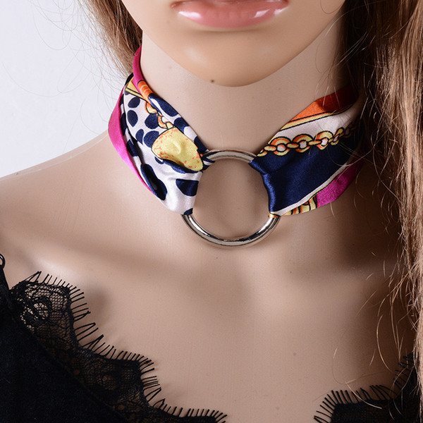 Europe and the United States the New Women's Fashion Necklace Collar Cloth Chokers