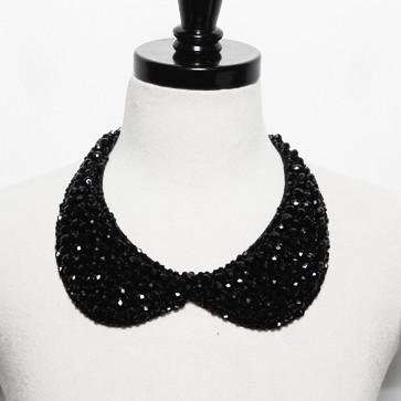 Wholesale High quantily Europe Korea rhinestone beaded collar necklace fake collar necklace