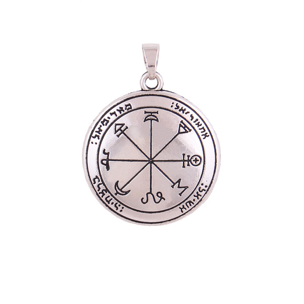 Seven Pointed Stars Pentacle of Mars Success Victory Talisman Pendant Archangel Amulet Dropshipping