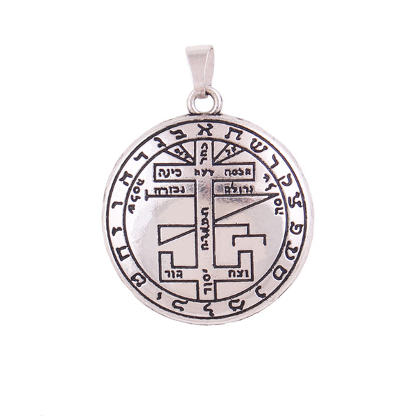 Drop Shipping Bronze or Silver Mystical Figure of Solomon Talisman Pendent jewelry