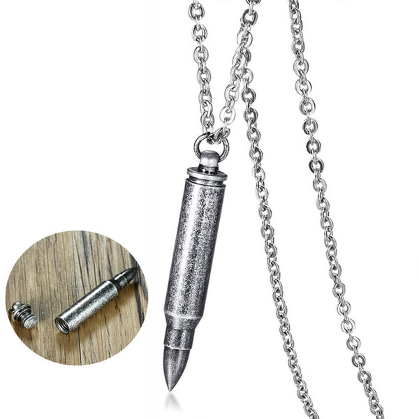 Can Open Bullet Pendant for Men Necklace 20