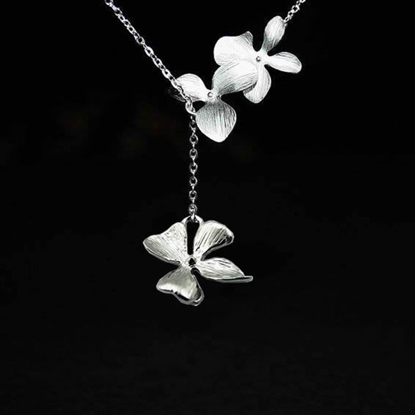 925 sterling silver flower connector jewelry accessories earring necklace component,to send girlfriend a friend lover,a birthday present