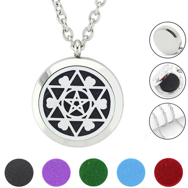 Free with Chain as Gift! Hot 30mm Magnetic 316L Stainless Steel Silver Aroma Perfume Locket Necklace