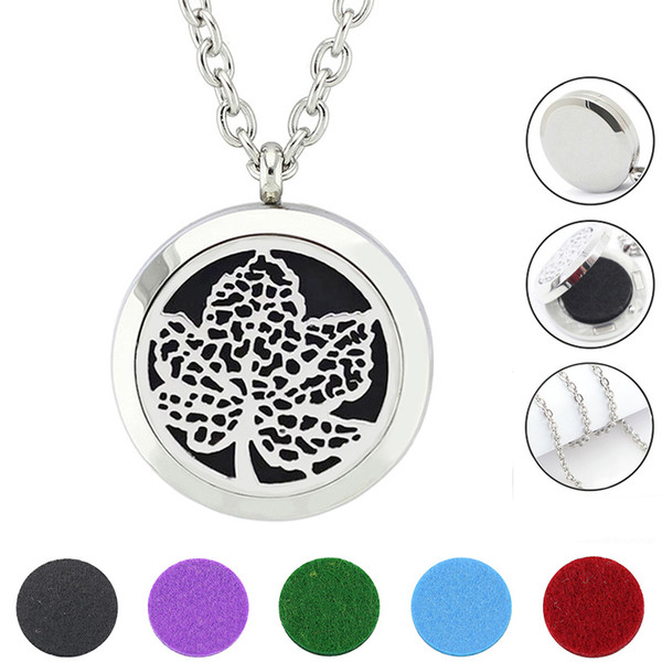 Free with Chain as Gift! Hot Sale Fashion Perfume Locket Jewelry Magnetic 316L Stainless Steel Aromatherapy Necklace Wholesale