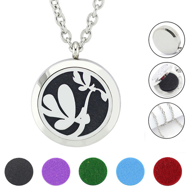 Free with Chain as Gift! Wholesale Higt Quality Perfume Locket Jewelry Magnetic 316L Stainless Steel Aromatherapy Pendant Necklace