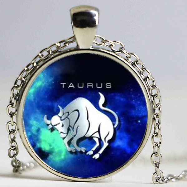 New 12 Constellation silver necklace Men Leather pendant Charm necklace for Men Boys Women Girl Jewelry Accessories Gifts