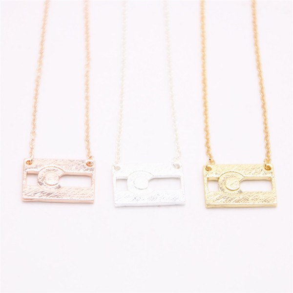 Colorado flag pendant necklace Semi-Hollow Body rectangle pendant necklace designed for women Retail and wholesale mix