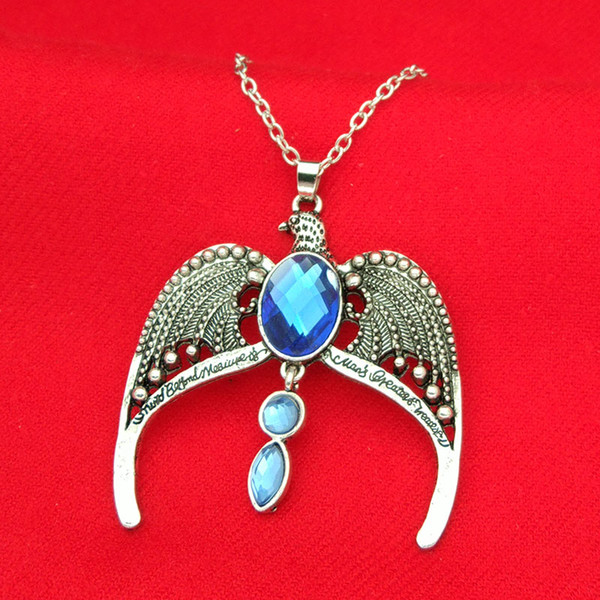 Harry The Deathly Hallows Ravenclaw Lost Diadem Horcrux Tiara Necklace Horcrux Crown Pendants for men women fashion jewelry Drop Shipping