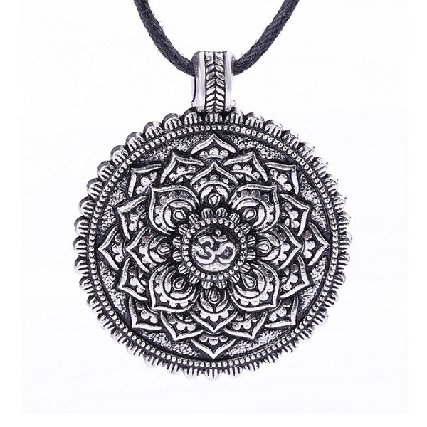 Lemegeton 2018 New Flower of Life Dome Sacred Geometry Women Jewelry Necklace Om Yoga Chakra Pendant Designer Necklaces