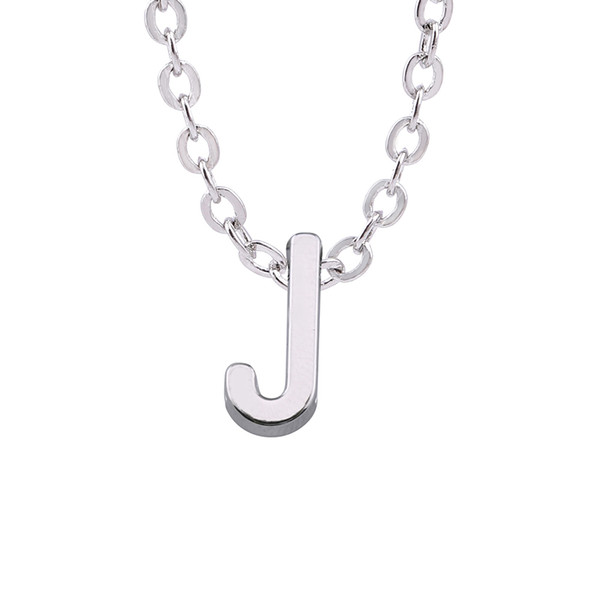 lemegeton Silver Plated Color Slide Letter Initial Name Pendant Personalized Jewelry Necklace For Men and Women Jewel