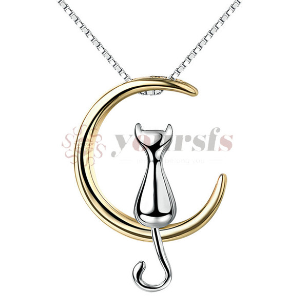 Yoursfs Cat Elephant Jewelry For Women Rhinestone Cat Earrings&Pendant Necklace