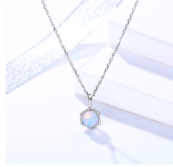 woman's necklaces jewelry girls pure 925 silver dreamlike ball pendants choker short chains choker ornaments summer fashion exquisite 1pc