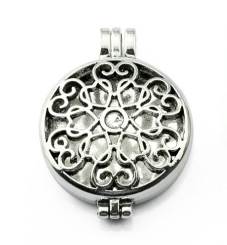 Europe and the United States popular hollow alloy box pendant jewelry accessories wholesale