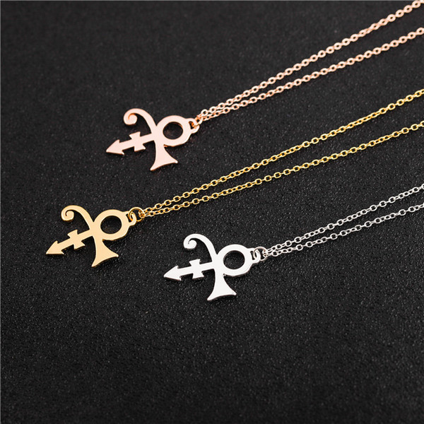 10PCS Little Prince Guitar Memorial Love Symbol Necklace Le Petit Prince Rogers Nelson Artist Music Singer Necklace for Women