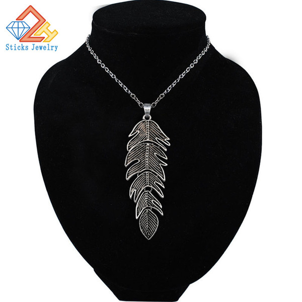 New Arrival Chokers Necklaces Women Link Chain Collar Jewelry Korean Metal Leaf-shaped Necklace Luxury Jewelry Accessories