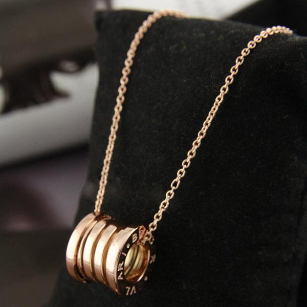 Fashion luxury pendant necklace screw pendant necklace rose gold women famous designer style