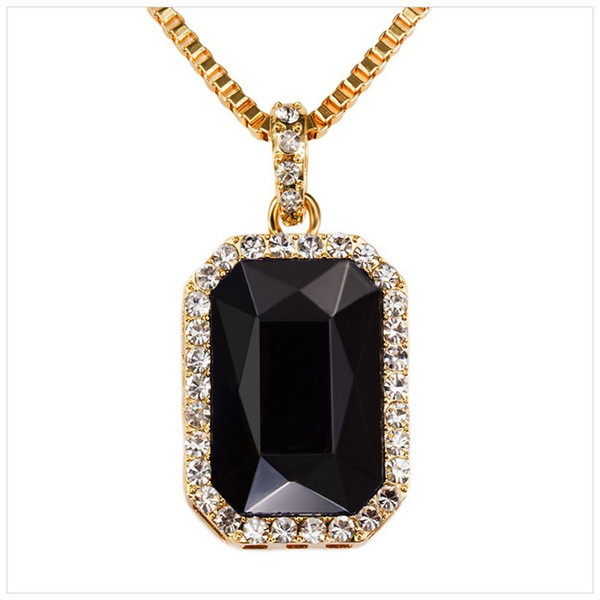 Pendant Designer Necklaces Fashion Statement Necklaces for Women Vintage Crystal Jewelry Ladies Iced out Pendant 5 Colors Hot Sale