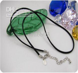 New Fashion Jewelry Black Leather Necklace Retail & Wholesale