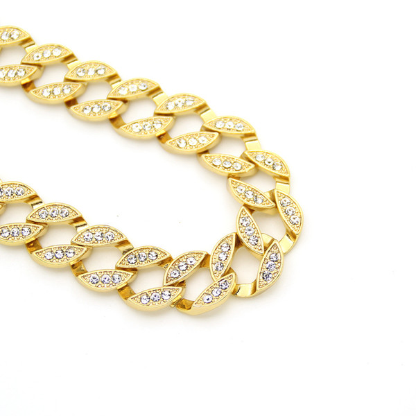 14K Yellow Solid Fine Gold FINISH Iced Out CUBAN Miami Chain Link Micro Pave Lab Diamond Necklace Long 30INCH 15MM Wide