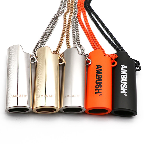 2018n new hot sell AMBUSH LIGHTER case Necklaces CHAIN18 HP I Love You To The Moon and Back Necklace free ship 666