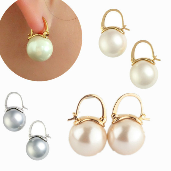 Freshwater Pearl Earrings for Women Champagne Gray White Colors Pearl Ear Rings Fashion Jewelry Holiday Gifts