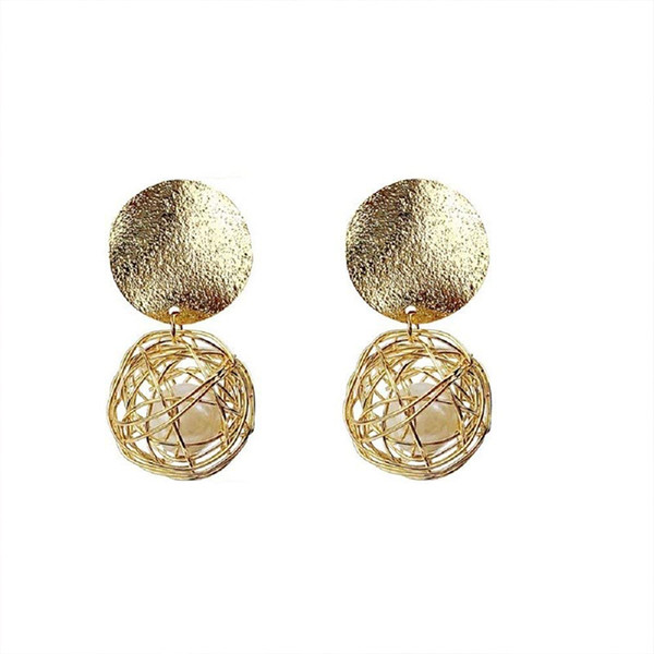 New Fashion Statement Ball Earrings 2019 Geometric Earrings For Women Hanging Dangle Earrings Drop Earing Modern Jewelry Bijoux