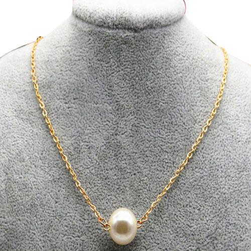 Pearl pendant Necklace Princess chain Necklace Fashion Jewelry factory price free shipping