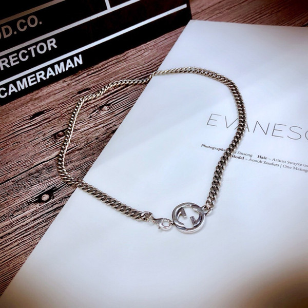 Women's jewelry 2019 fashion new retro style weight code necklace free adjustment length