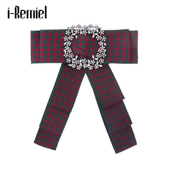 i-Remiel Tie Bowtie Bowties Breastpin Velvet Pins And Brooches Luxury Butterfly Women's Clothing Accessories Jewelry Cravat Men