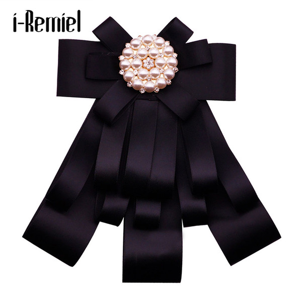 i-Remiel Brooch Fabric Pins And Brooches Wedding Korean Collar Decoration Blouse Gifts For Guests Lapel Broche Pin For Women Men