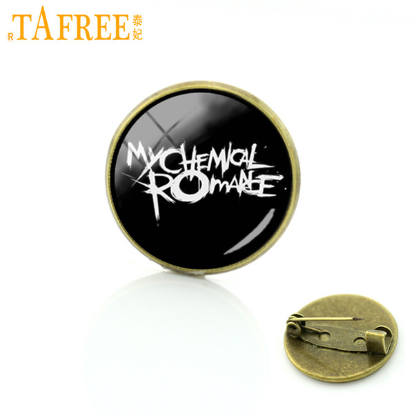 TAFREE 2019 Fashion badge Jewelry Rock Band My chemical romance brooches Slipknot music band pins gift for men and women C465