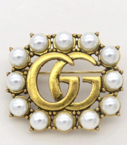 Fashion bling bling Pearl Brooch Pins For Women Brand New Jewelry Dress Clothing Crystal Pins Rhinestone Brooch For party Festival Gift