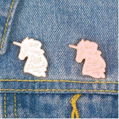 Jewelry Brooches Cute Enamel Unicorn Lapel Collar Pin Brooch for Unisex