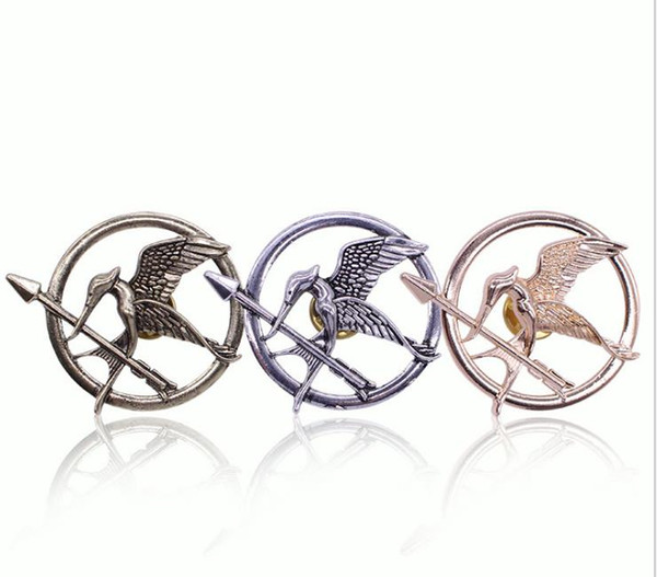 2018 new arrive movie Mockingjay christmas children retro brooch factory direct Christmas gifts clothing decorations wholesale